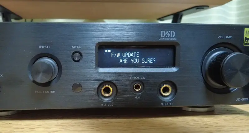 2021.11.24】TEAC UD-505のアップデート来た！～変更手順と追加