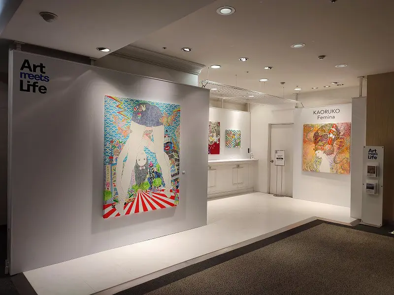 2000年 KAORUKO 新井薫子 アート 水彩画 原画 元アイドルのアーティスト・KAORUKO、関西初の個展
